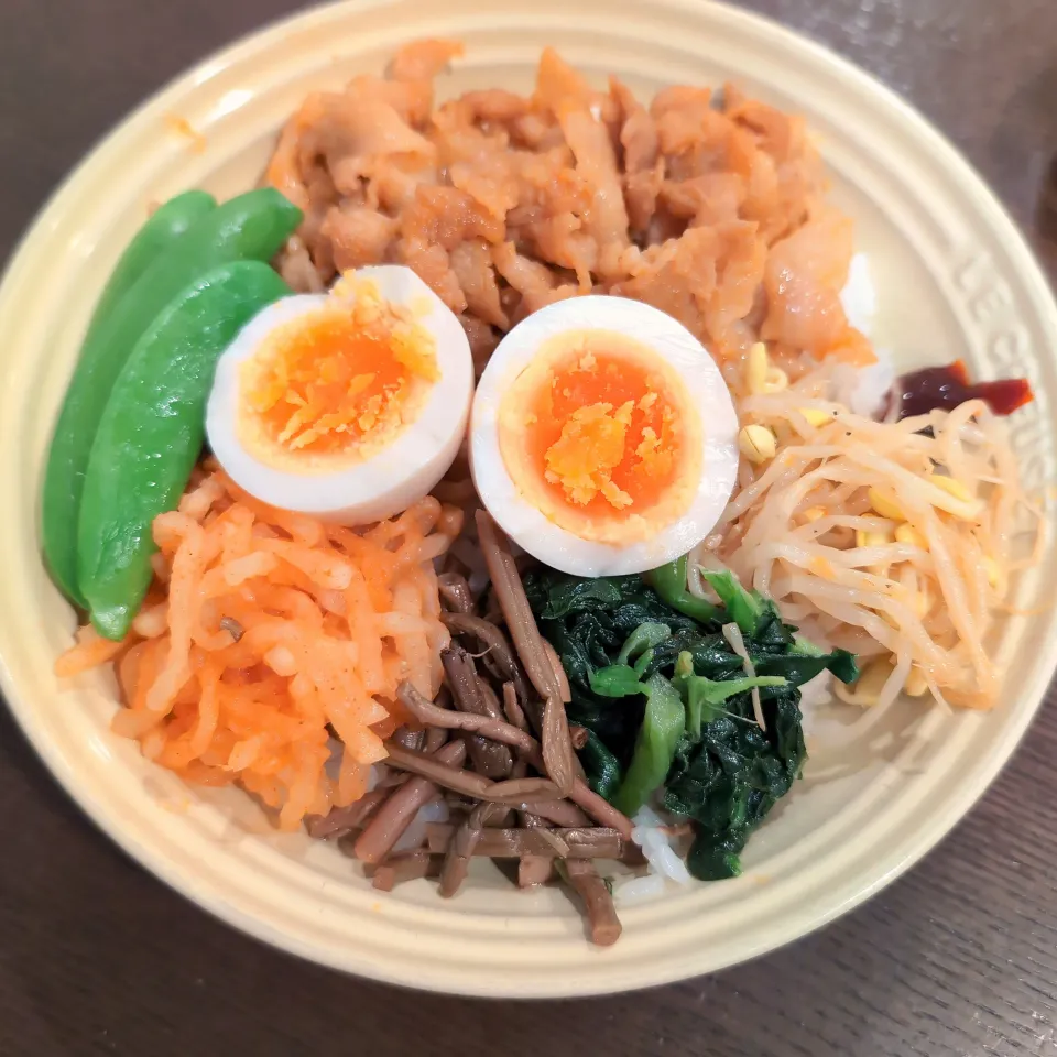 ビビンバ風丼弁当🍱|Rieさん