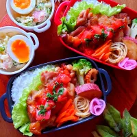 チキンソテー弁当✨|さらママさん