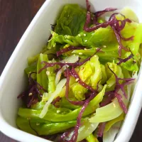 キャベツとふのりのナムル|ぱんだのままんさん