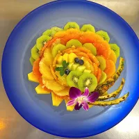 出来たよ❤️お花っぽくした😆