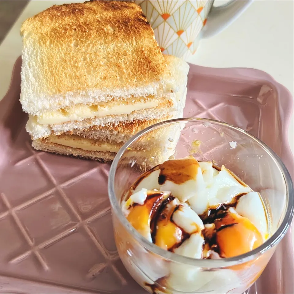 ☀️Good morning🏠Butter sugar toasts with eggs dip 😋😘|🍒lynnlicious🍒さん