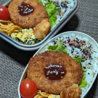 高校生、中学生弁当‪ ·͜·|ゆ☺︎︎さん