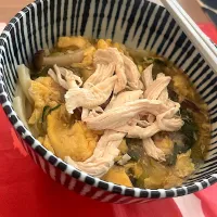 あんかけかきたまうどん🐓鶏胸肉乗せ|𝕒𝕚. 𝕜𝕠𝕞ᵕ̈*さん