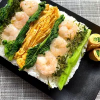 菜の花の春の押し寿司|栃倉 直人さん