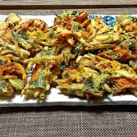 野菜かき揚げ|ヒロミ🏝🏝🏝🌺🏄🌊🐬🏄‍♀️🏄‍♂️🍹🐠👙🌺さん