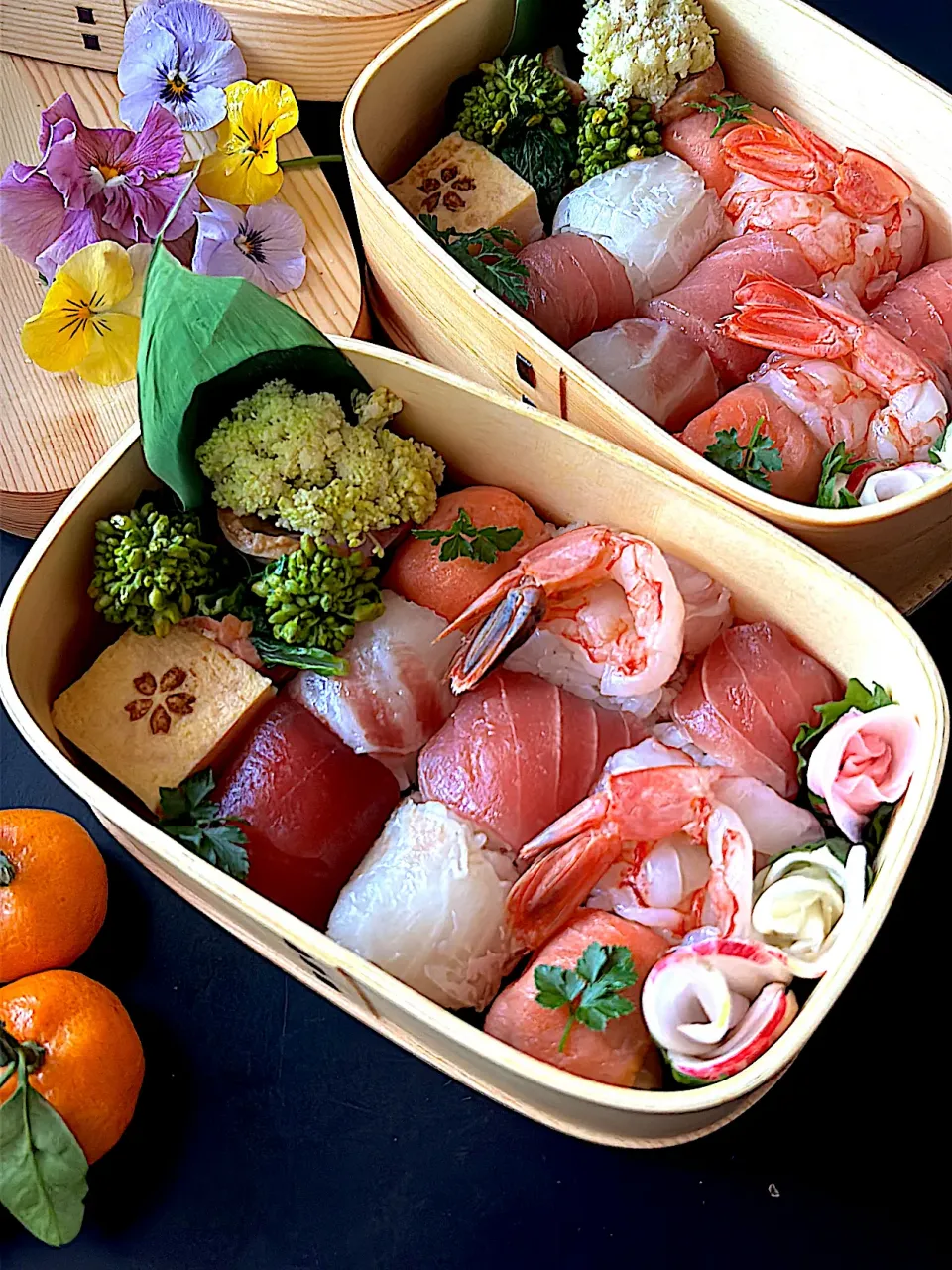 ふたりのお弁当 ~キューブ寿司|とんちんさん