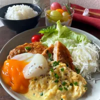 ポーク南蛮☆タルタル＆温玉