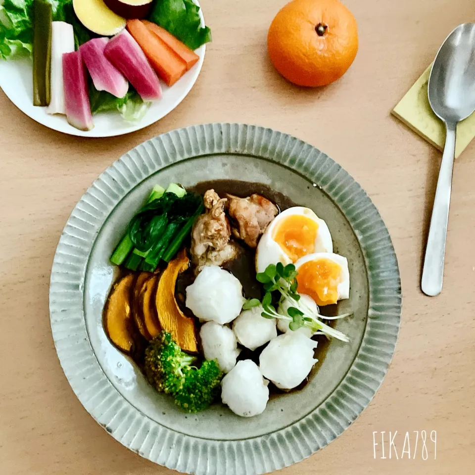 レトルトカレーでかんたん カレー雑煮|FIKA789さん