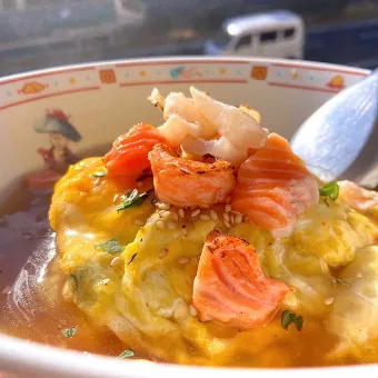 Snapdishの人気料理写真:本日の天津飯