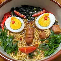 マルちゃん正麺🍜、豚骨醤油味❗️✌︎('ω')✌︎✨