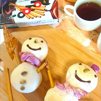 Snapdishの人気料理写真:雪だるまパン～