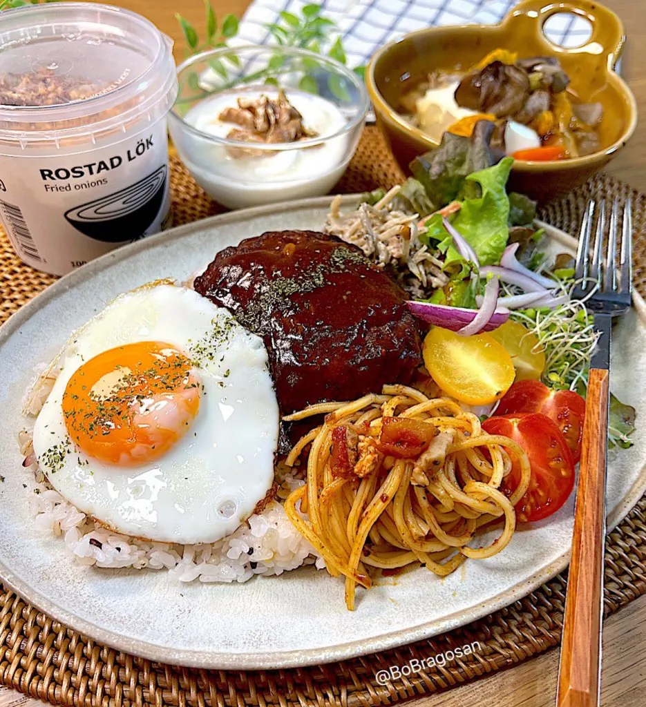 ハンバーグプレート！|ラゴさん。さん