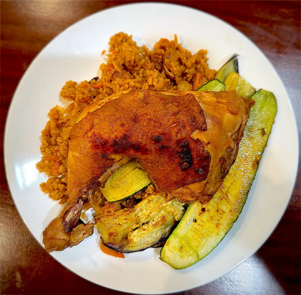 Fragrant Saudi-style spiced rice with tender chicken legs|Laki Maikaʻiさん