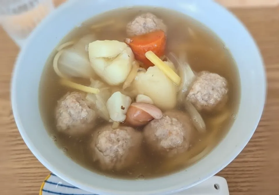 適当スープスパ|えびフライさん