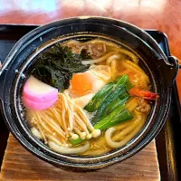 寒い日❄️は、鍋焼きうどん🍲