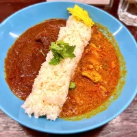 ポークとチキンの合い掛け|リフルシャッフルさん