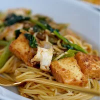 厚揚げのXO醬パスタ|てつやさん