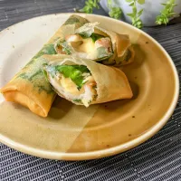 ちくわ明太子チーズ春巻き|KAORIさん