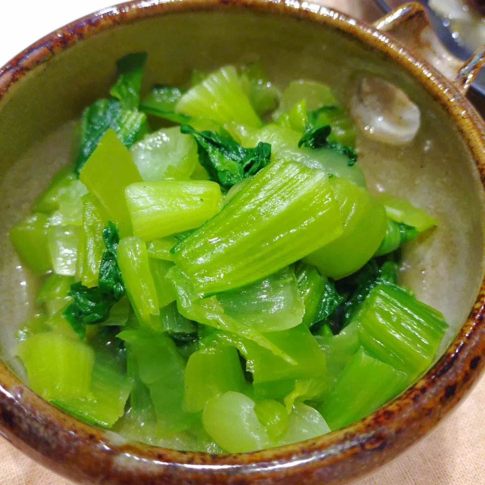 チンゲン菜のおひたし|あゆみ│ハレシピさん