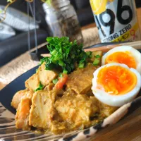 厚揚げｶﾚｰ煮|まりおさん