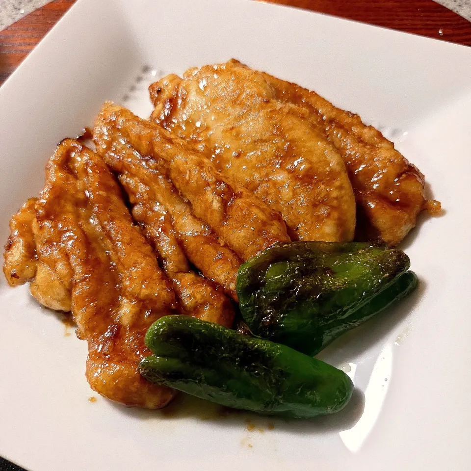 鶏ささみの甘辛焼き|aoiさん