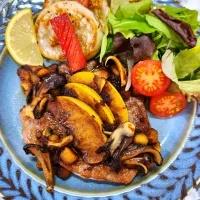 🔷黒毛和牛🐄五等級ステーキ🍏りんごソース🔷|@きなこさん