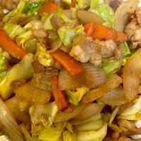 ホルモン野菜炒め|abekoさん