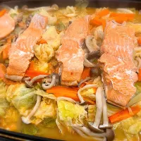 ホットプレートで「ちゃんちゃん焼き」|Hiro Yanさん