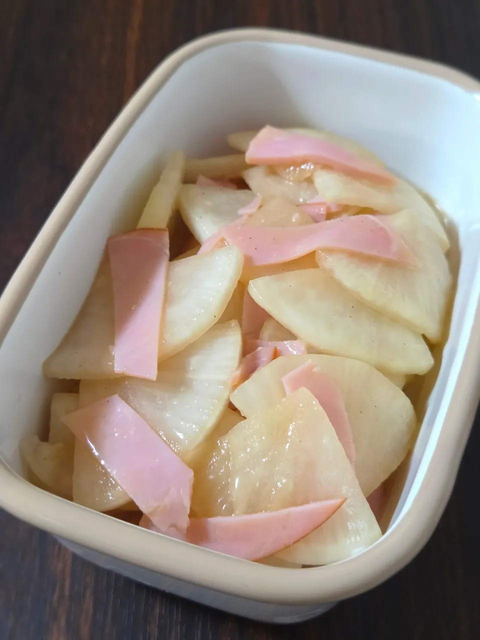 大根とハムのサラダ|ぱんだのままんさん