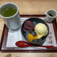 かつ庵のクリームあんみつ🎵|enarinさん