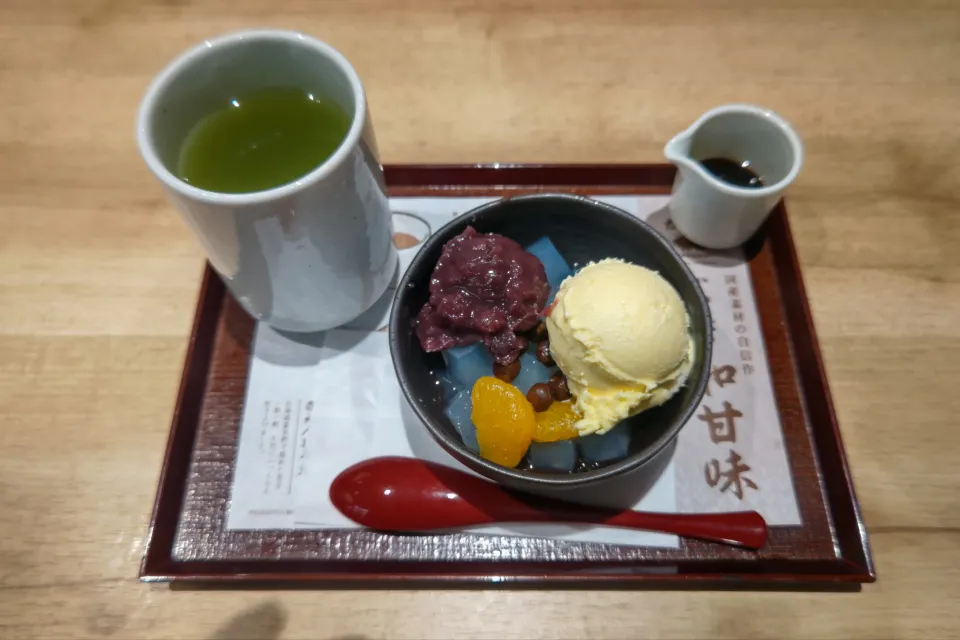 かつ庵のクリームあんみつ🎵|enarinさん