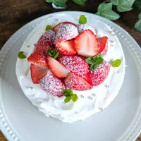 たまご１つの小さなケーキ|とまと🍅さん