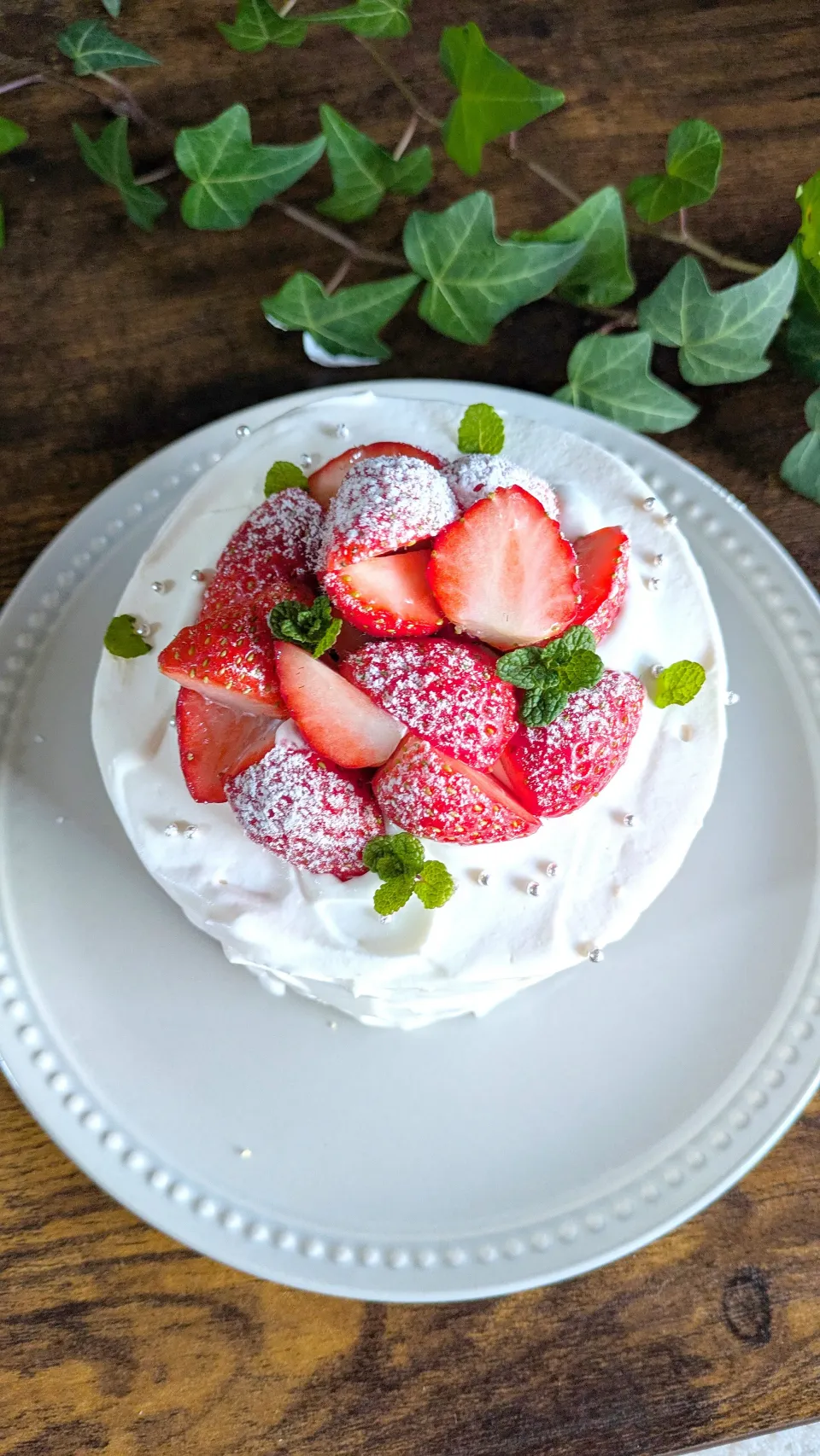 たまご１つの小さなケーキ|とまと🍅さん