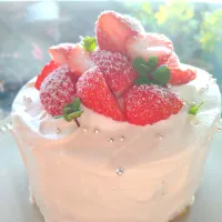 たまご１つの小さなケーキ|とまと🍅さん