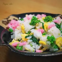 アッチさんの料理 菜の花ごはん