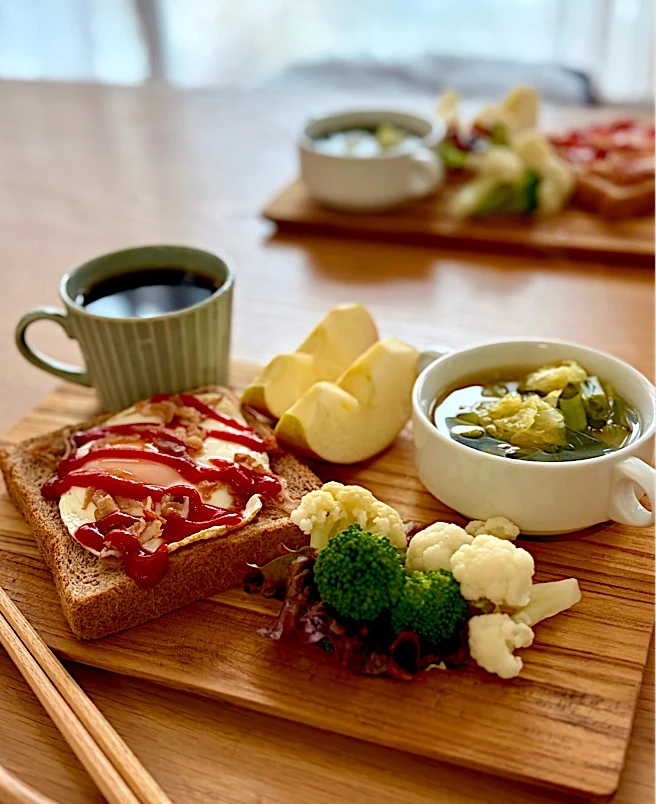 目玉焼きトースト🍳|kaeさん