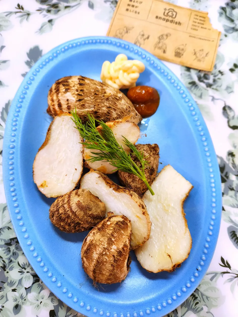 🔷皮つき里芋の蒸籠蒸し→ロースト🔷|@きなこさん