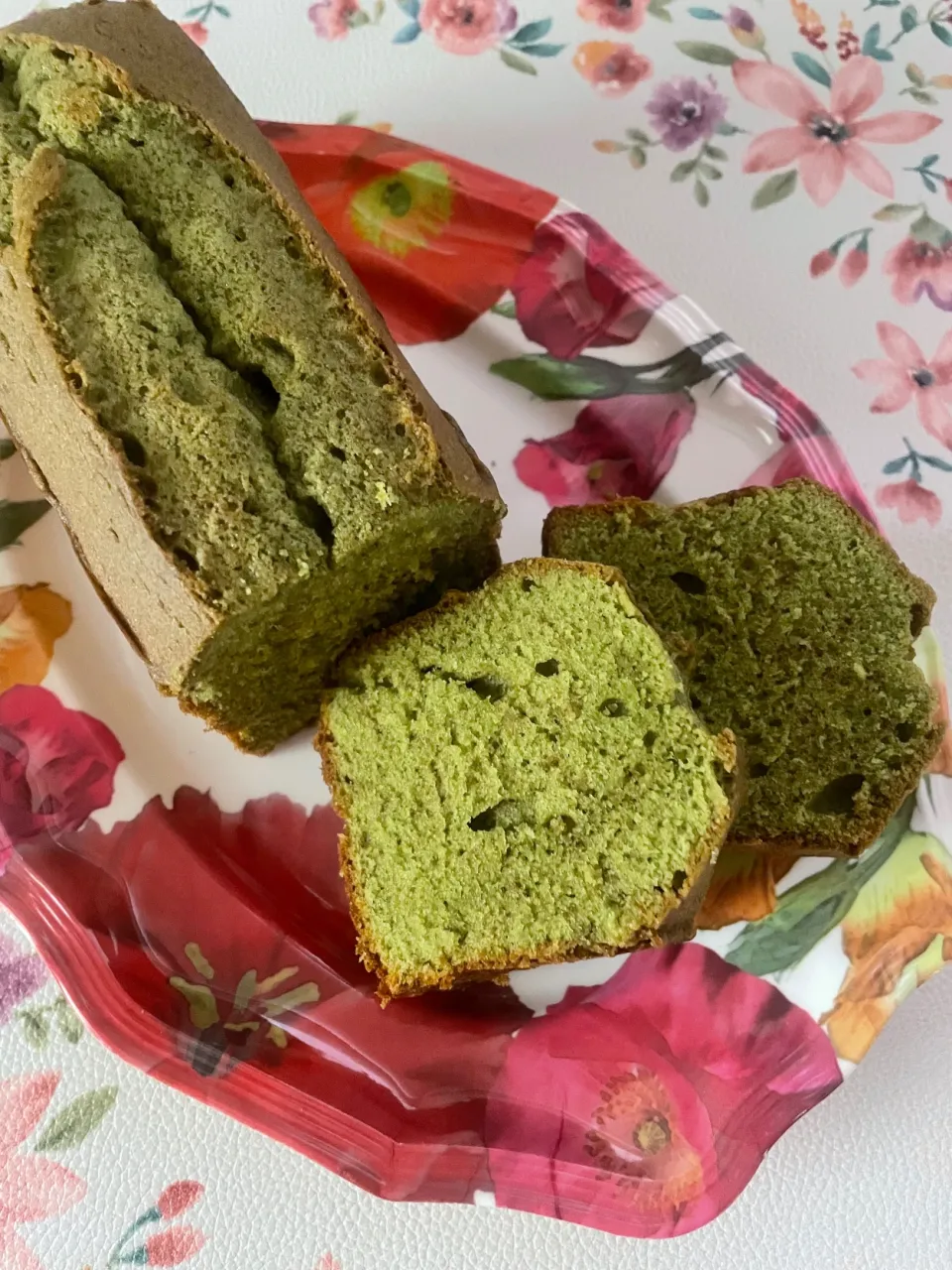 抹茶パウンドケーキ焼きました|めんちゃんさん