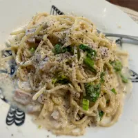 ごぼうと菜の花クリームパスタ| estrellaさん