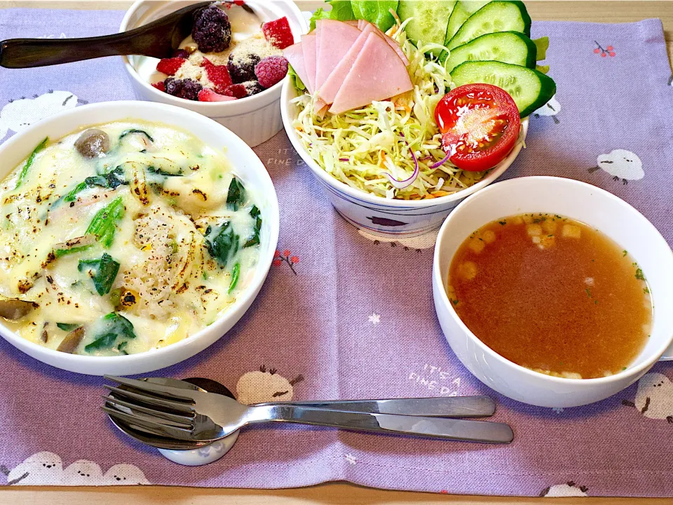 チーズリゾットもどき 26/01/25|しげさん