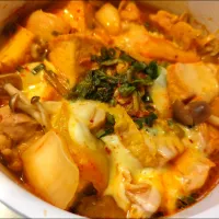 まりおさんの料理 厚揚げｷﾑﾁﾁｰｽﾞ煮