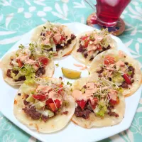 餃子の皮タコス|うたかた。さん