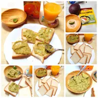 ワカモレトースト|うたかた。さん