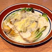 とろとろチーズの白菜ステーキ|ぶりぞうさん