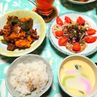 冷蔵庫整理の夕食|うたかた。さん