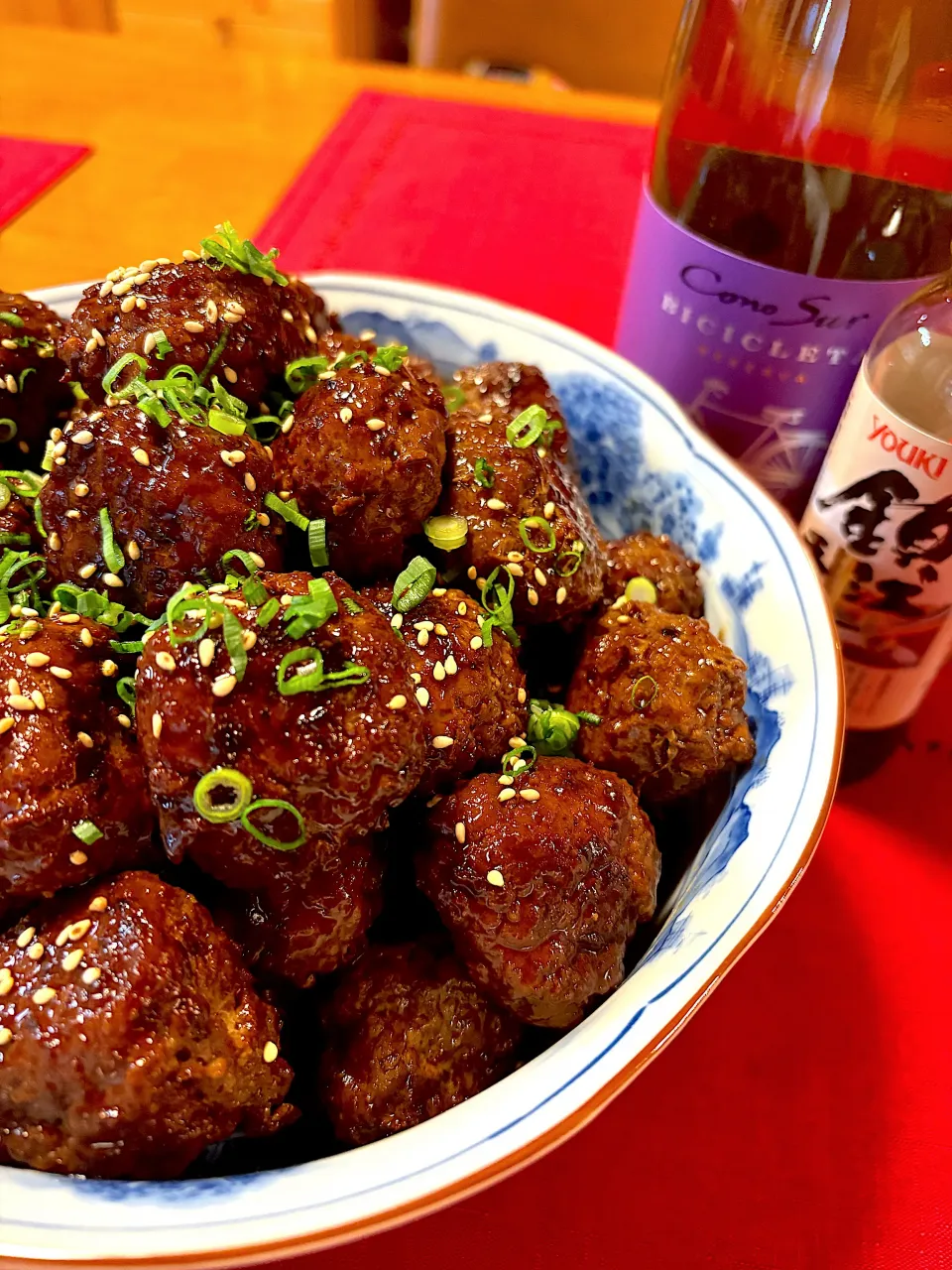 肉団子の黒酢あん|おかちさん