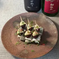 コハダのピクルスのピンチョスと彗|まる(丸大豆)さん