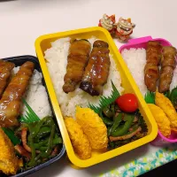娘、夫、私弁当