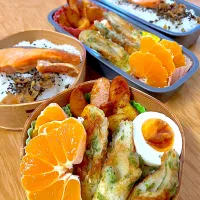 家族お弁当🍱ᕙ( ˙-˙ )ᕗ♡︎❤️|ふみぃさん