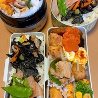 今日の旦那と私のお弁当| sacchan( ﾐΦﻌΦ)ฅさん